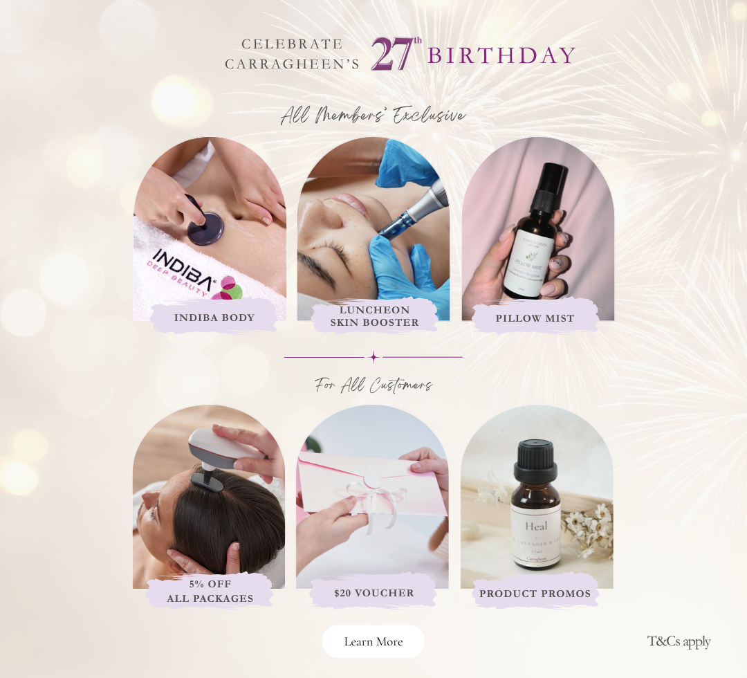 Carragheen 27th Anniversary promotions