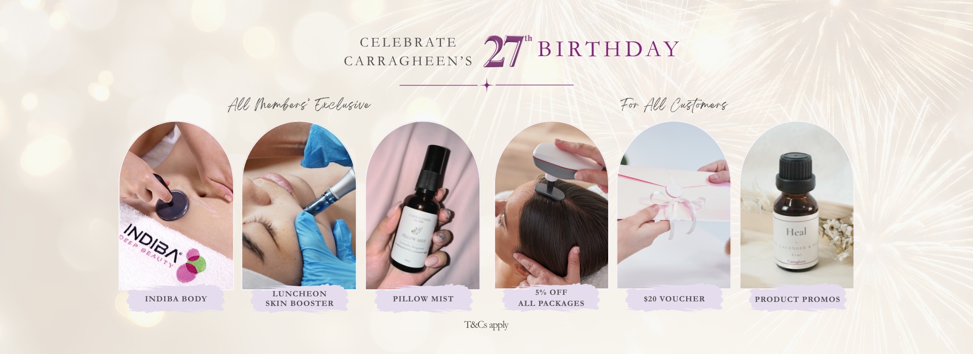 Carragheen's 27th anniversary banner